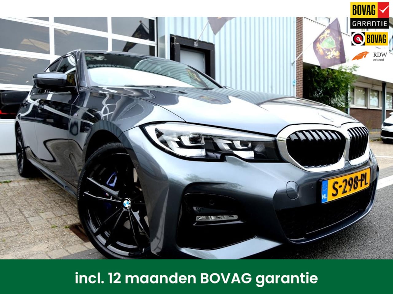 BMW 3-serie - 330e High Executive AUT 292PK LED/LEER/NAV/LMV19 - AutoWereld.nl