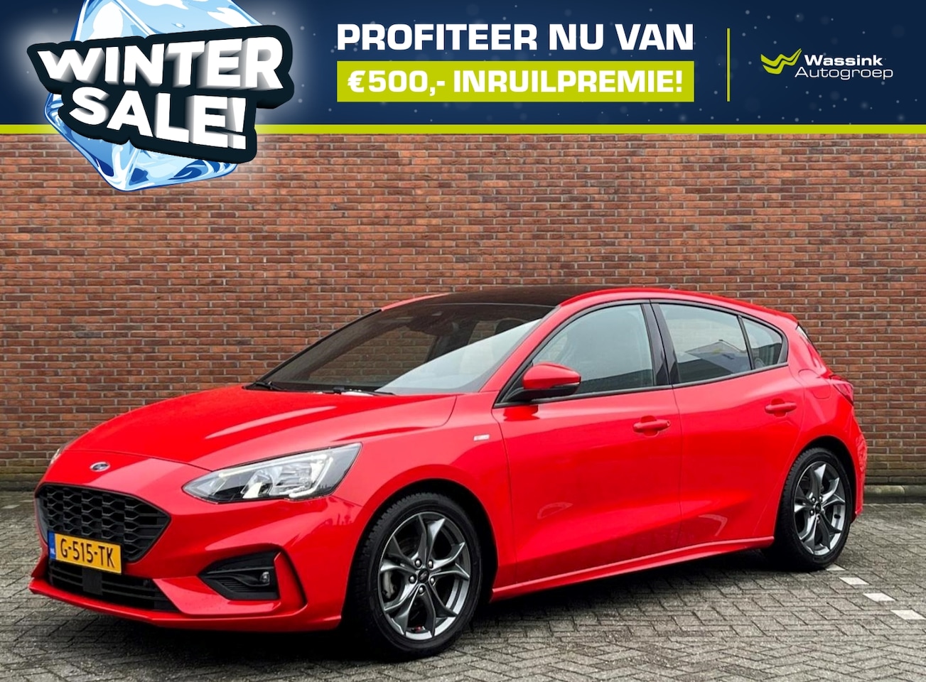 Ford Focus - 1.0 EcoBoost 125pk ST-Line Business I WINTERSALE I Glazen Schuif/kanteldak I Winterpack I - AutoWereld.nl