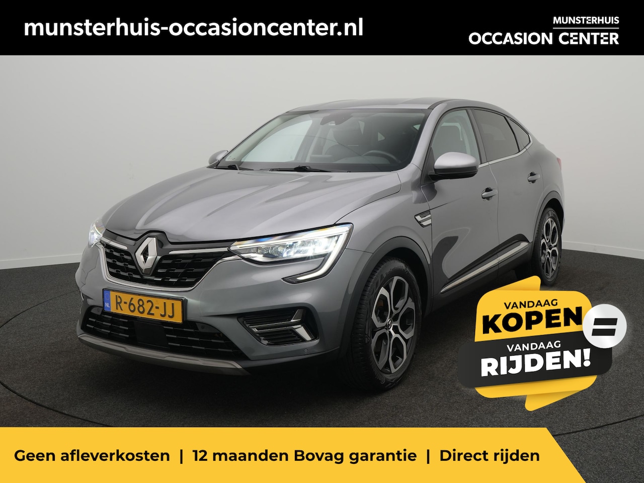 Renault Arkana - 1.6 E-Tech Hybrid 145 Intens - RIJKLAARPRIJS - Achteruitrijcamera - Adaptive Cruise Contro - AutoWereld.nl