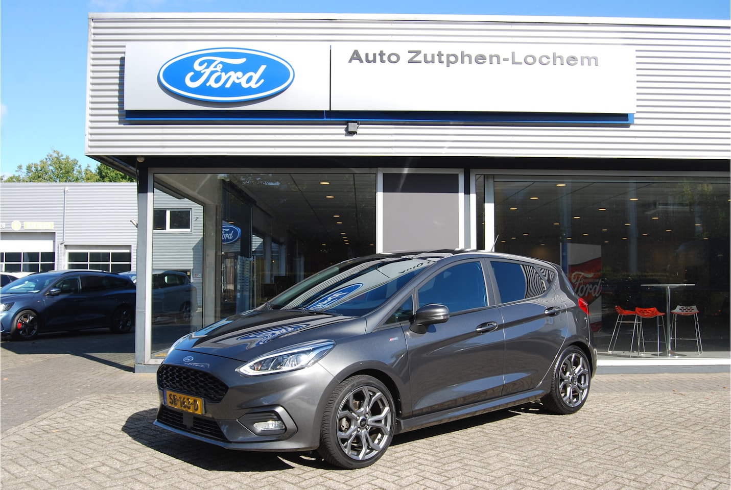 Ford Fiesta - 1.0 EcoBoost 100pk ST-Line 5dr NED.AUTO | NAVI | TREKHAAK| STOEL/STUUR/VOORRUITVERWARMING - AutoWereld.nl