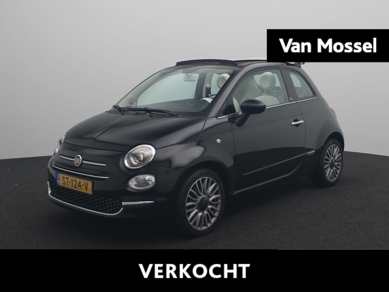 Fiat 500 C - 0.9 TwinAir Turbo Lounge | Automaat | Navigatie | Climate control | - AutoWereld.nl