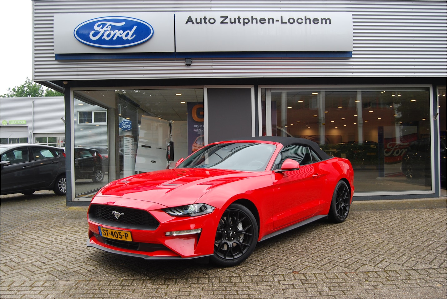 Ford Mustang Convertible - 2.3 EcoBoost 290pk | NL-AUTO | ADAPTIEVE CRUISE | FULL LEDER | STOELVERKOELING | LEDER - AutoWereld.nl