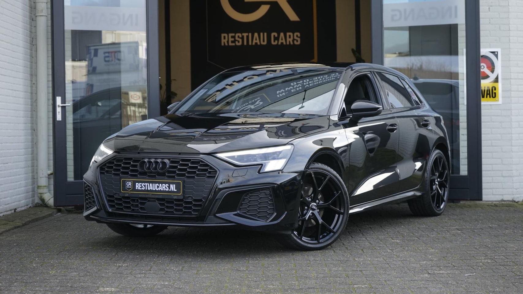 Audi A3 Sportback - 35 TFSI 3x S-Line Black Optik AUTOMAAT-ACC-AUDI SOUND-CAMERA-CLIMA-KEYLESS-MATRIX LED-VIRT - AutoWereld.nl