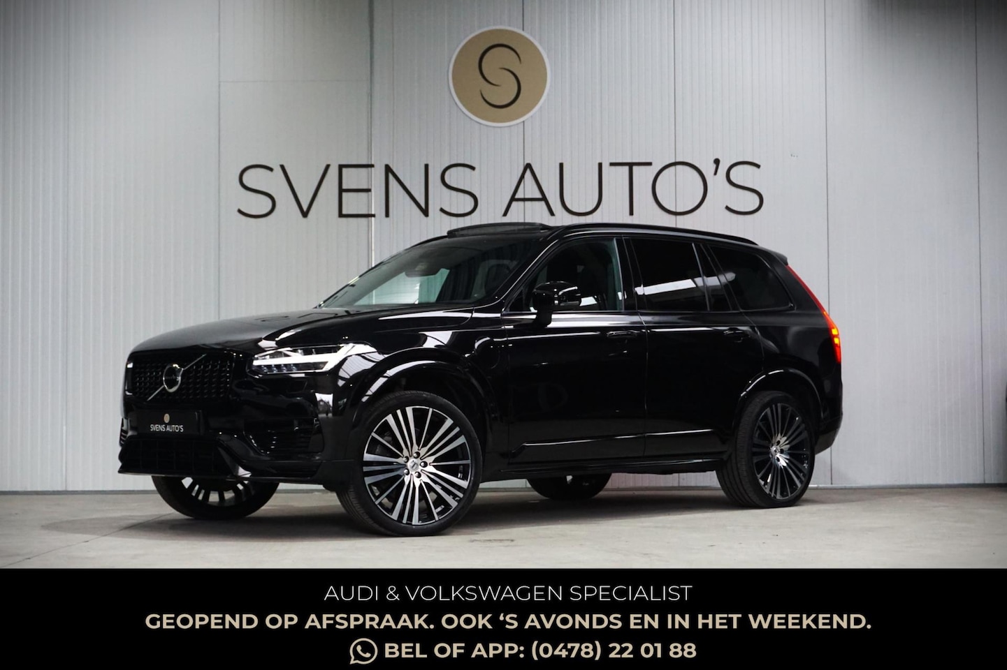 Volvo XC90 - 2.0 T8 Recharge R-Design Ultimate Dark Panodak|Trekhaak|H&K|ACC - AutoWereld.nl