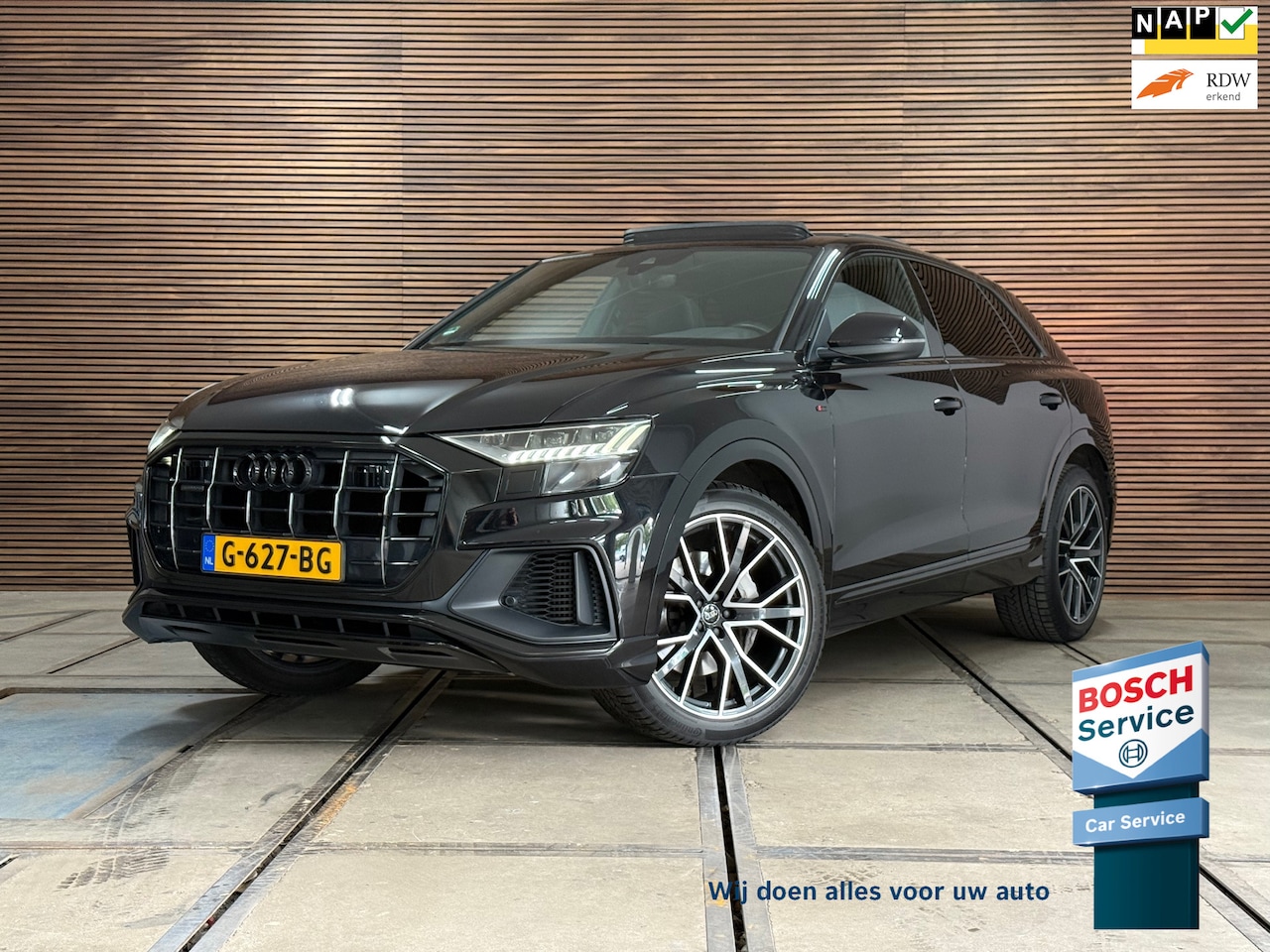 Audi Q8 - 55 TFSI quattro Pro Line Plus /BlackPACK/Luchtvering/PANO/ MATRIX LED/ 22INCH/ BANG&OLUFSE - AutoWereld.nl