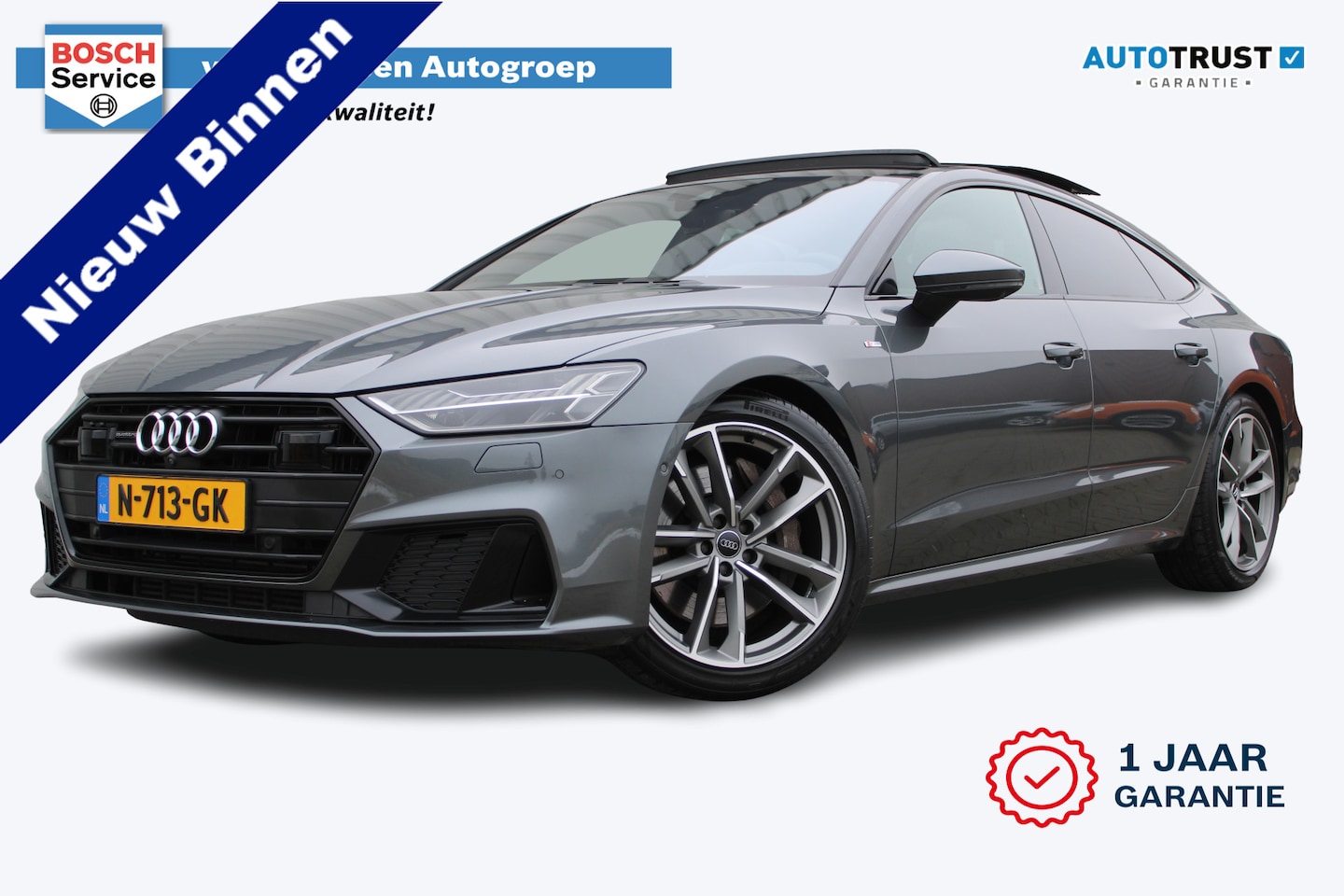 Audi A7 Sportback - 55 TFSI quattro Pro Line S | Incl. 12 maanden garantie | Schuif/kantel panorama dak | 360° - AutoWereld.nl