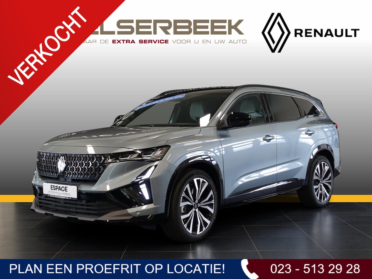 Renault Espace - E-Tech full hybrid 200 iconic 7p. *NIEUW/VOORRAAD* - AutoWereld.nl