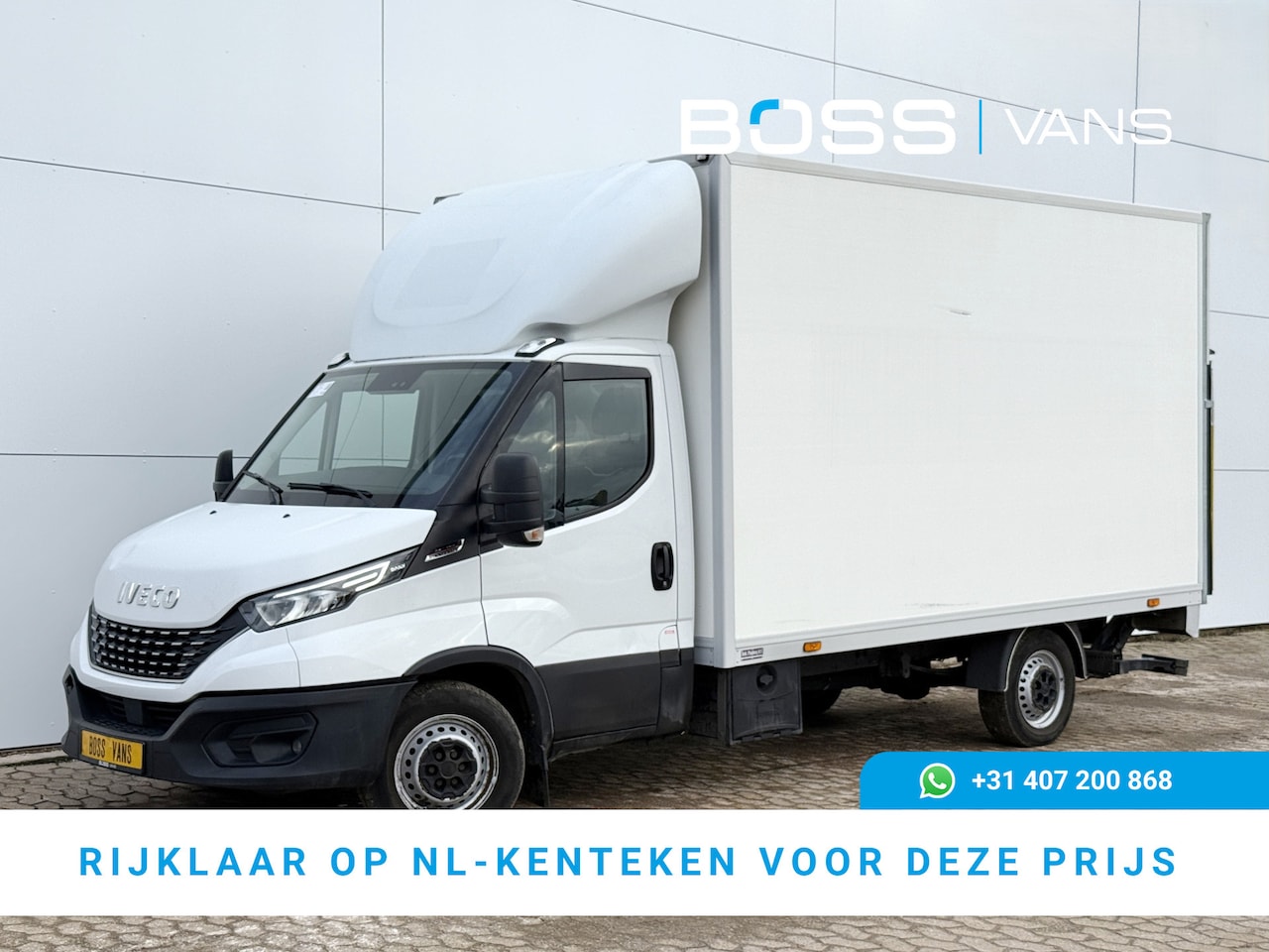 Iveco Daily - 35S18 3.0 Laadklep Automaat LED Climate Bakwagen Meubelbak KofferControl Adaptieve Cruise - AutoWereld.nl