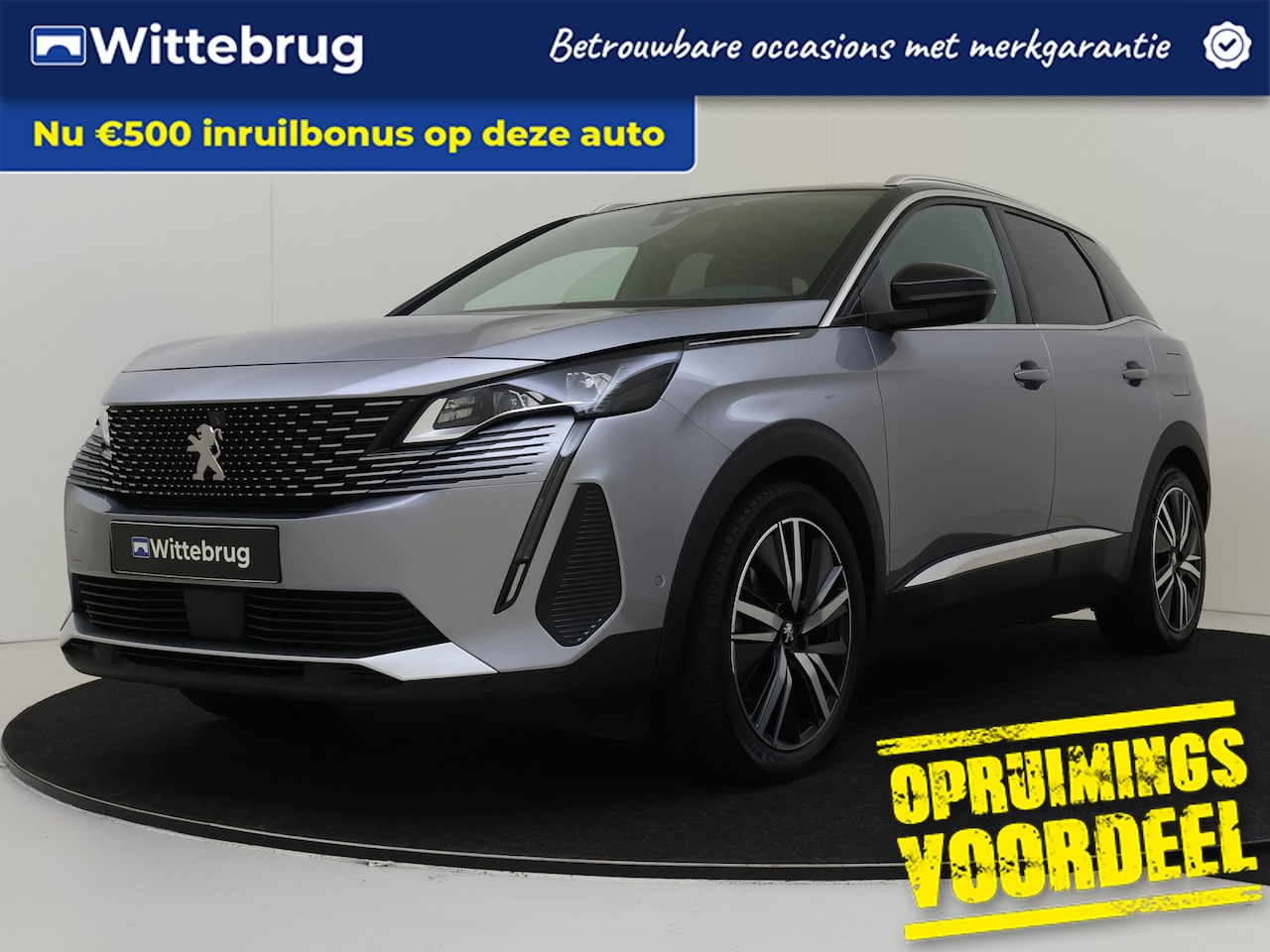 Peugeot 3008 - 1.6 HYbrid4 GT Pack Business 300 pk Automaat | Navigatie | Panorama dak | FOCAL Audio syst - AutoWereld.nl