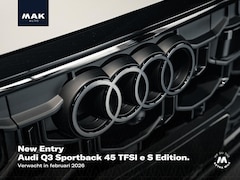 Audi Q3 Sportback - 45 TFSI e S Edition, pano, camera, keyless, leder, 20", LED-kopl., privacy, dealeroh