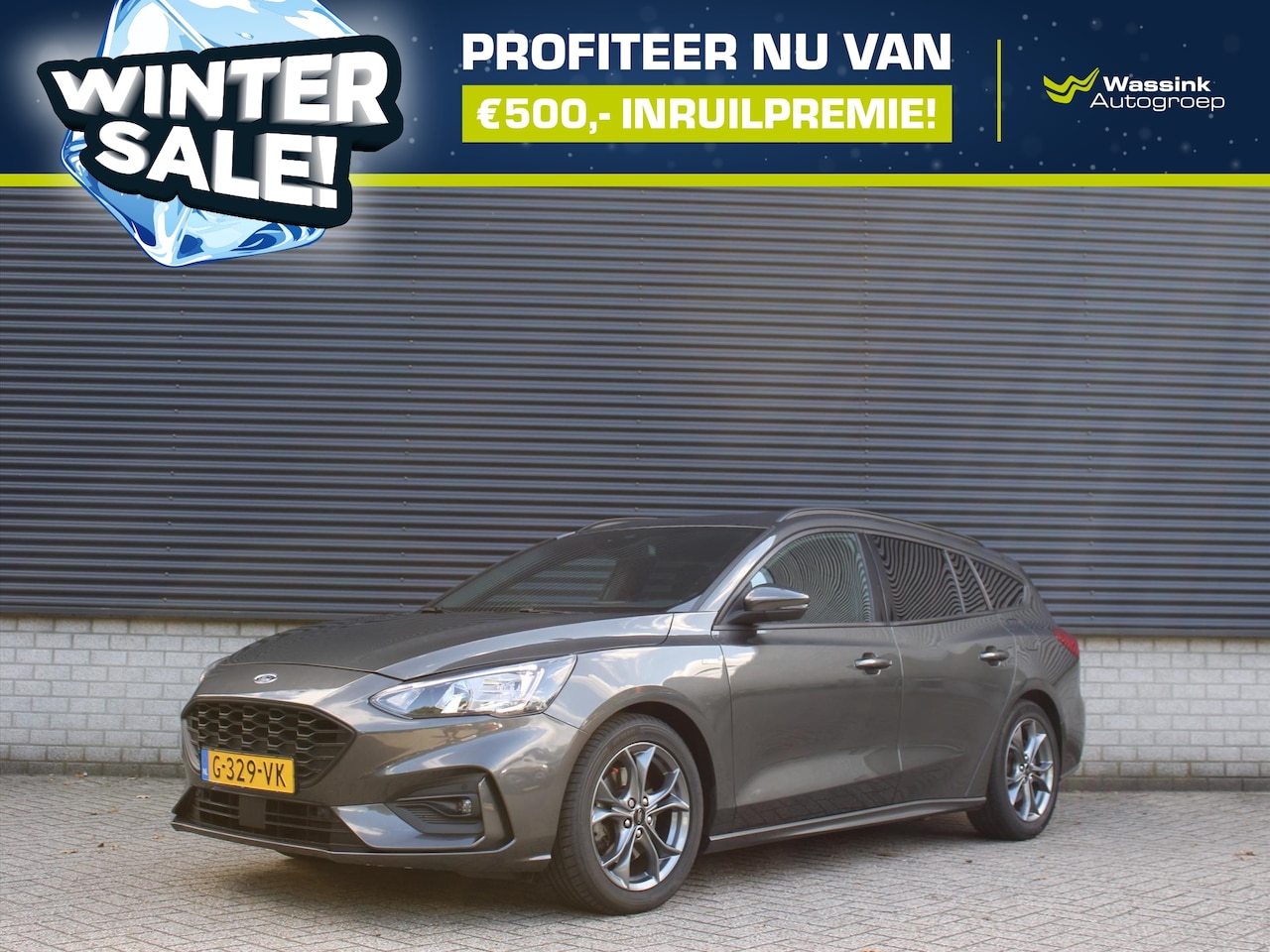 Ford Focus Wagon - ST-Line Business 125pk I Wintersale | Adaptive Cruise Control I Navigatie I Parkeersensore - AutoWereld.nl