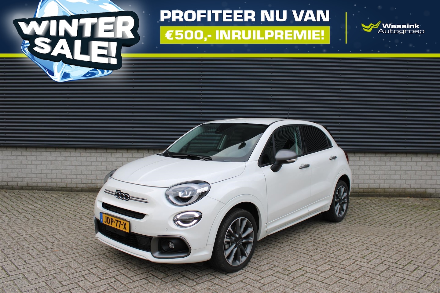 Fiat 500 X - 130pk Sport I Wintersale | Automaat I NAVI I Parkeersensoren I Camera achter I Alcantara S - AutoWereld.nl