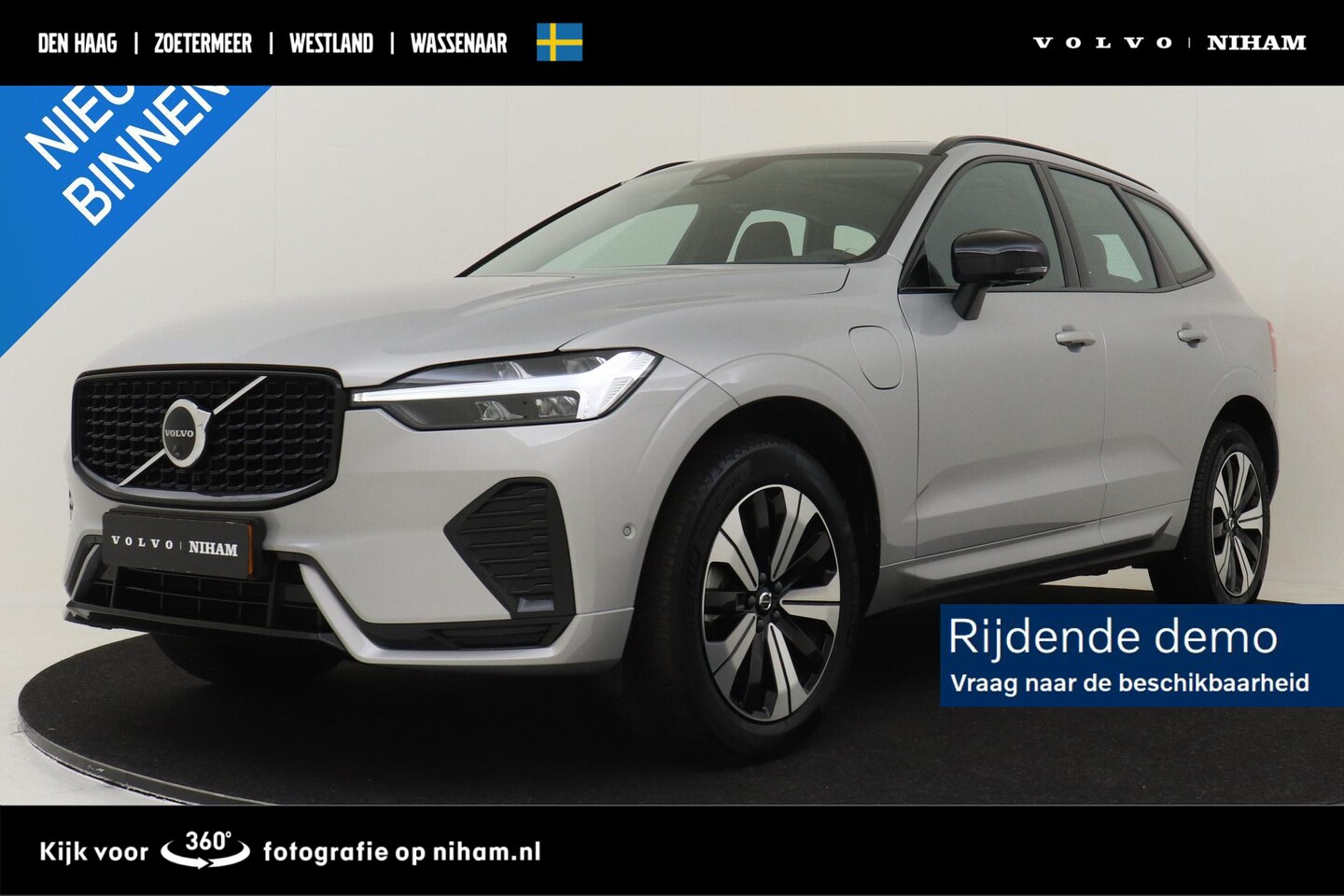 Volvo XC60 - T6 PLUG-IN HYBRID AWD PLUS DARK -PANO.DAK|POWER-SEATS|360°CAM|TREKHAAK - AutoWereld.nl