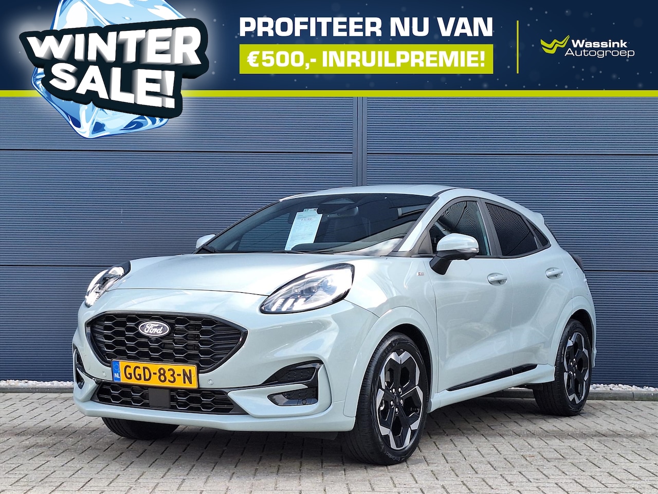 Ford Puma - 1.0i Ecoboost Hybrid 125pk Aut ST-Line X WINTERSALE | Automaat | B&O Geluidsysteem | 360 g - AutoWereld.nl