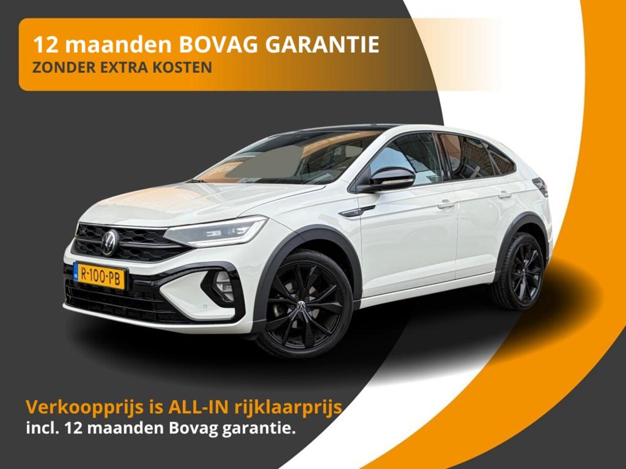 Volkswagen Taigo - 1.0 TSI DSG AUTOMAAT R-LINE SPORT PANODAK/LED/ACC/NL-AUTO/1E EIG. - AutoWereld.nl