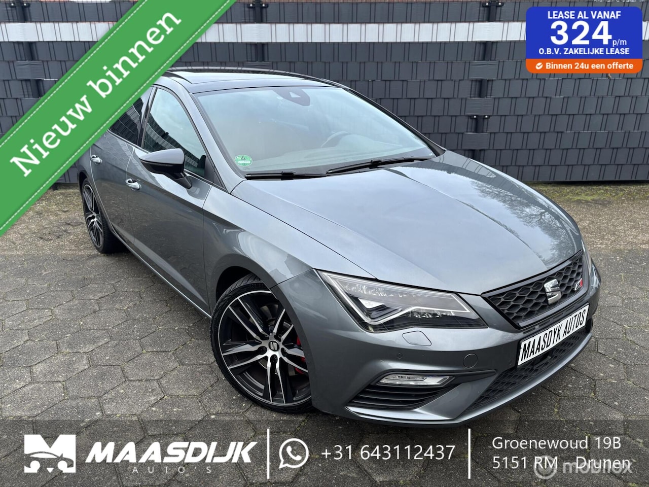 SEAT Leon - 2.0 TSI CUPRA 300 DSG Virtual Pano Keyless Sfeer - AutoWereld.nl