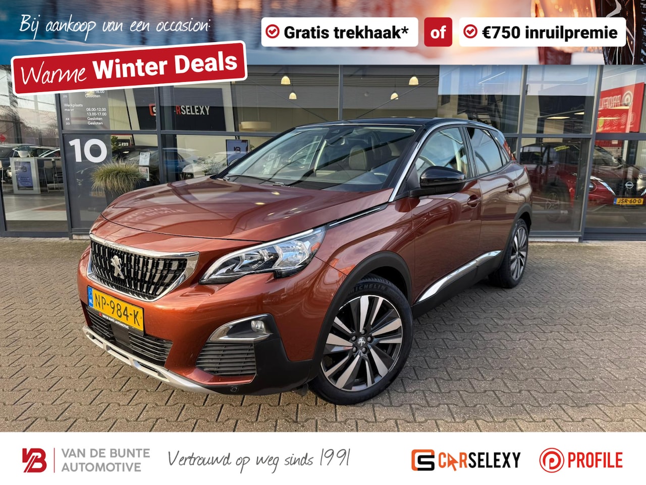 Peugeot 3008 - 1.2 PureTech Blue Lease Premium *Trekhaak* - AutoWereld.nl