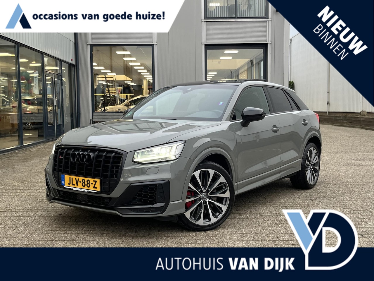 Audi Q2 SQ2 - 2.0 TFSI | Pano-Dak/Leder/Camera/Adapt.Cruise/19"/Sfeerverlichting/Apple CarPlay-Android A - AutoWereld.nl