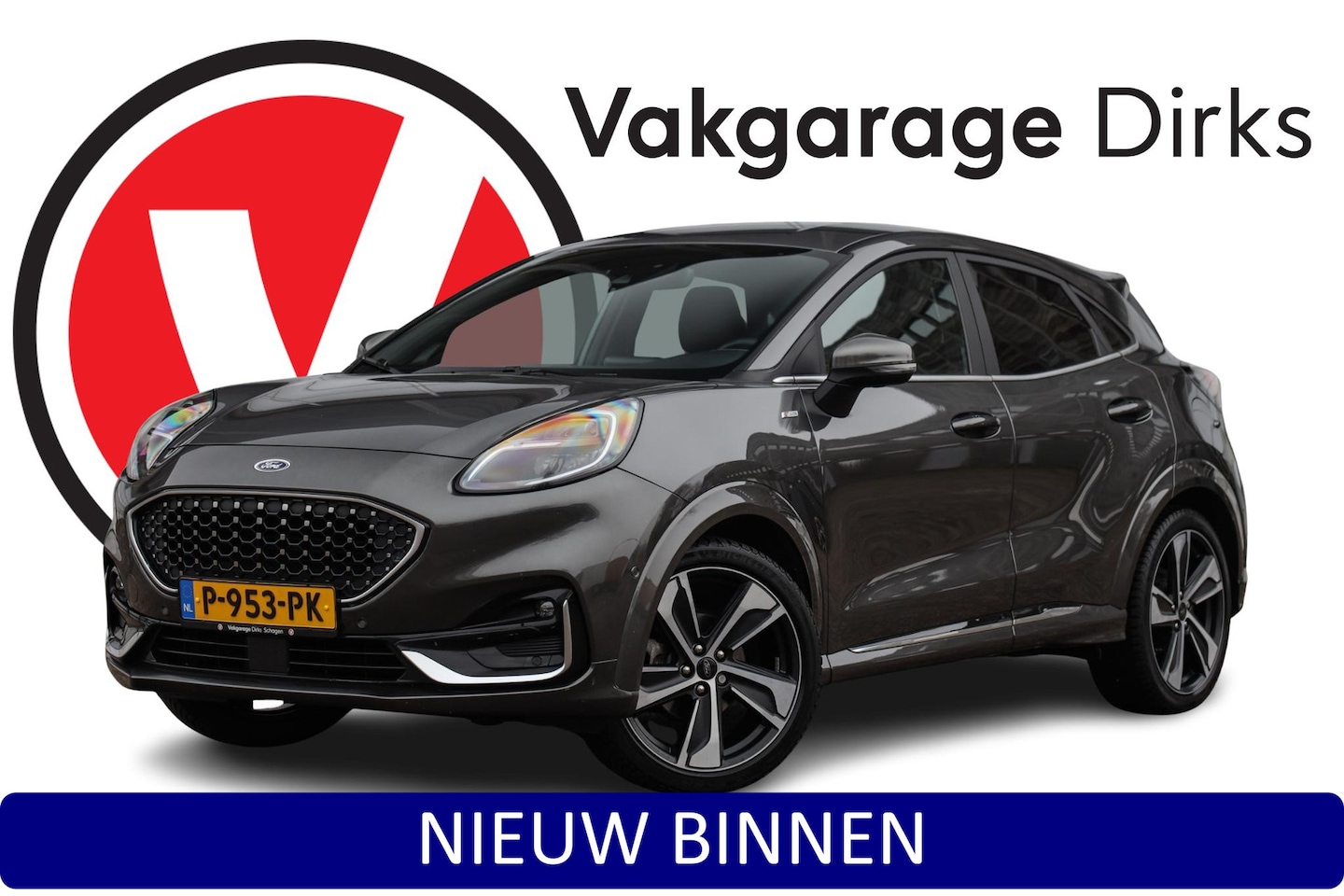 Ford Puma - 160 PK EcoBoost Hybrid ST-Line X Vignale ✅ Leder ✅ ACC ✅ LED - AutoWereld.nl