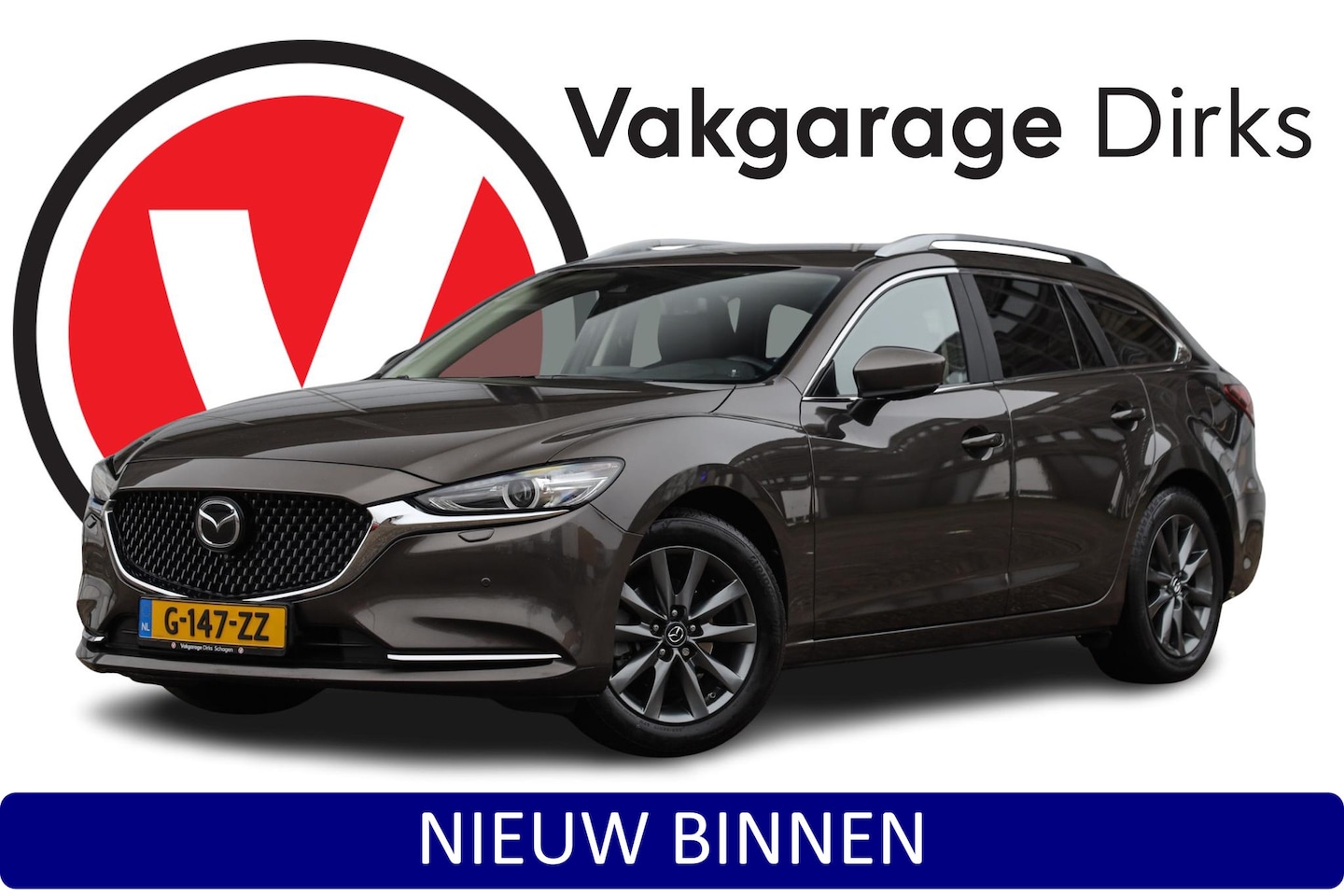 Mazda 6 Sportbreak - 2.0 SkyActiv-G Bns Comfort ✅ Leder ✅ ACC ✅ Stoelkoeling - AutoWereld.nl