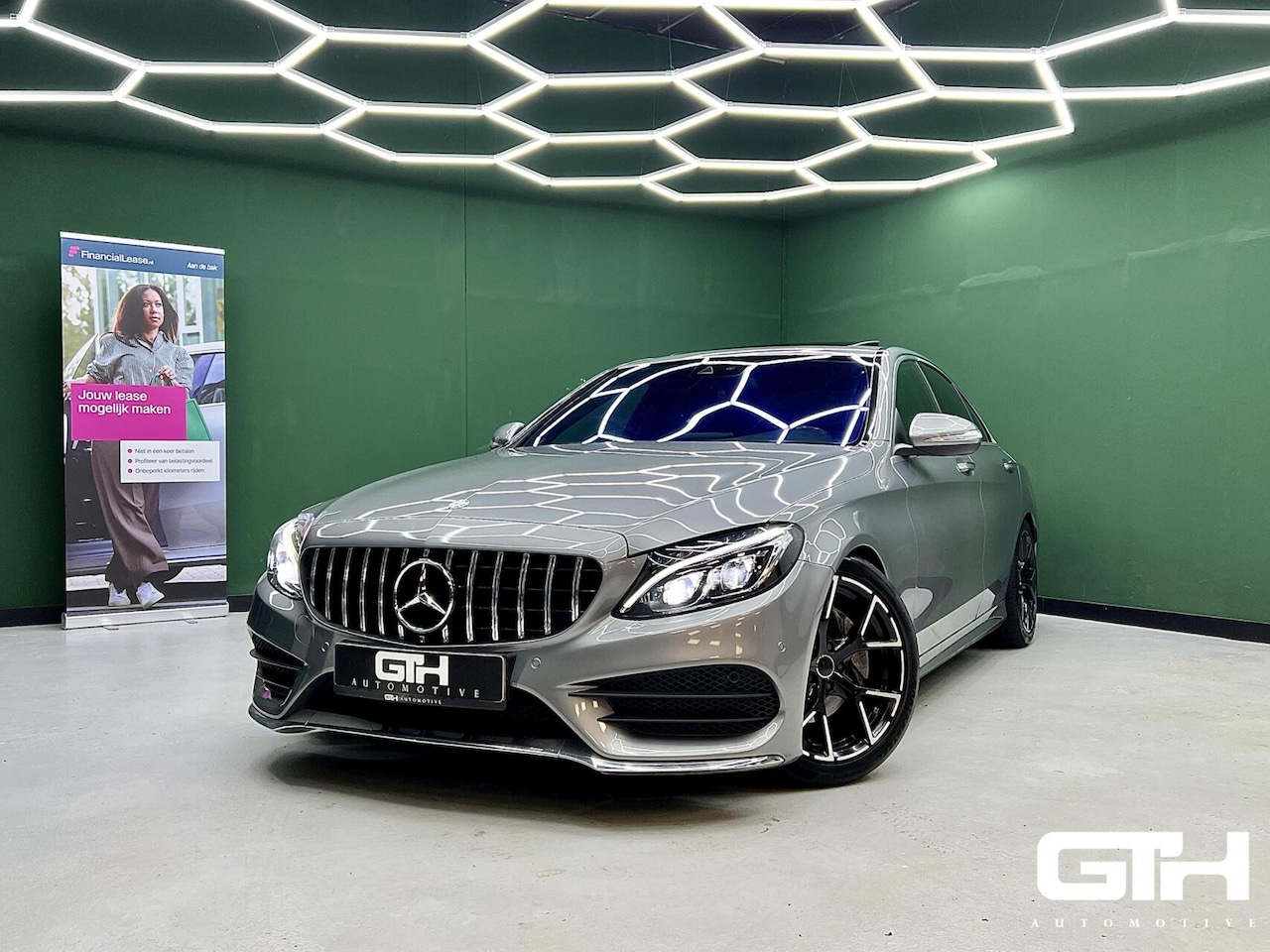 Mercedes-Benz C-klasse - 200 Prestige AMG | Dakje | Leder | Sfeer - AutoWereld.nl