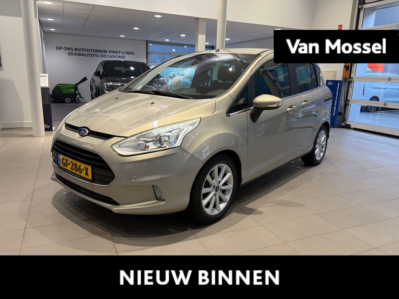 Ford B-Max - 1.0 EcoBoost Titanium DISTRIBUTIERIEM VERVANGEN | LM VELGEN | PARKEERSENSOREN VOOR/ACHTER - AutoWereld.nl