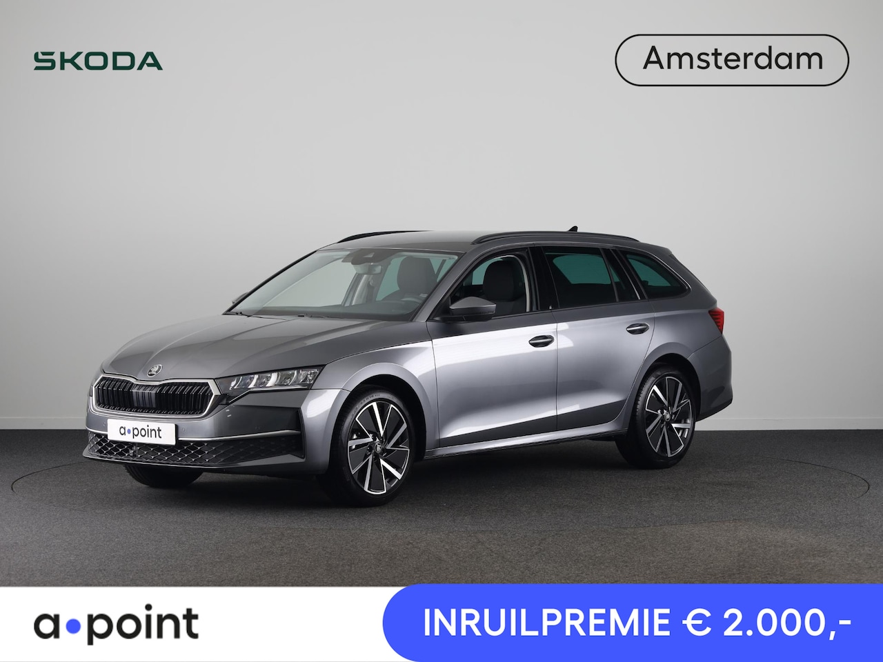 Skoda Octavia Combi - Business Edition m-HEV 1.5 TSI 115 pk 7 versn. DSG | Sunset | Wegklapbare trekhaak | 18 in - AutoWereld.nl