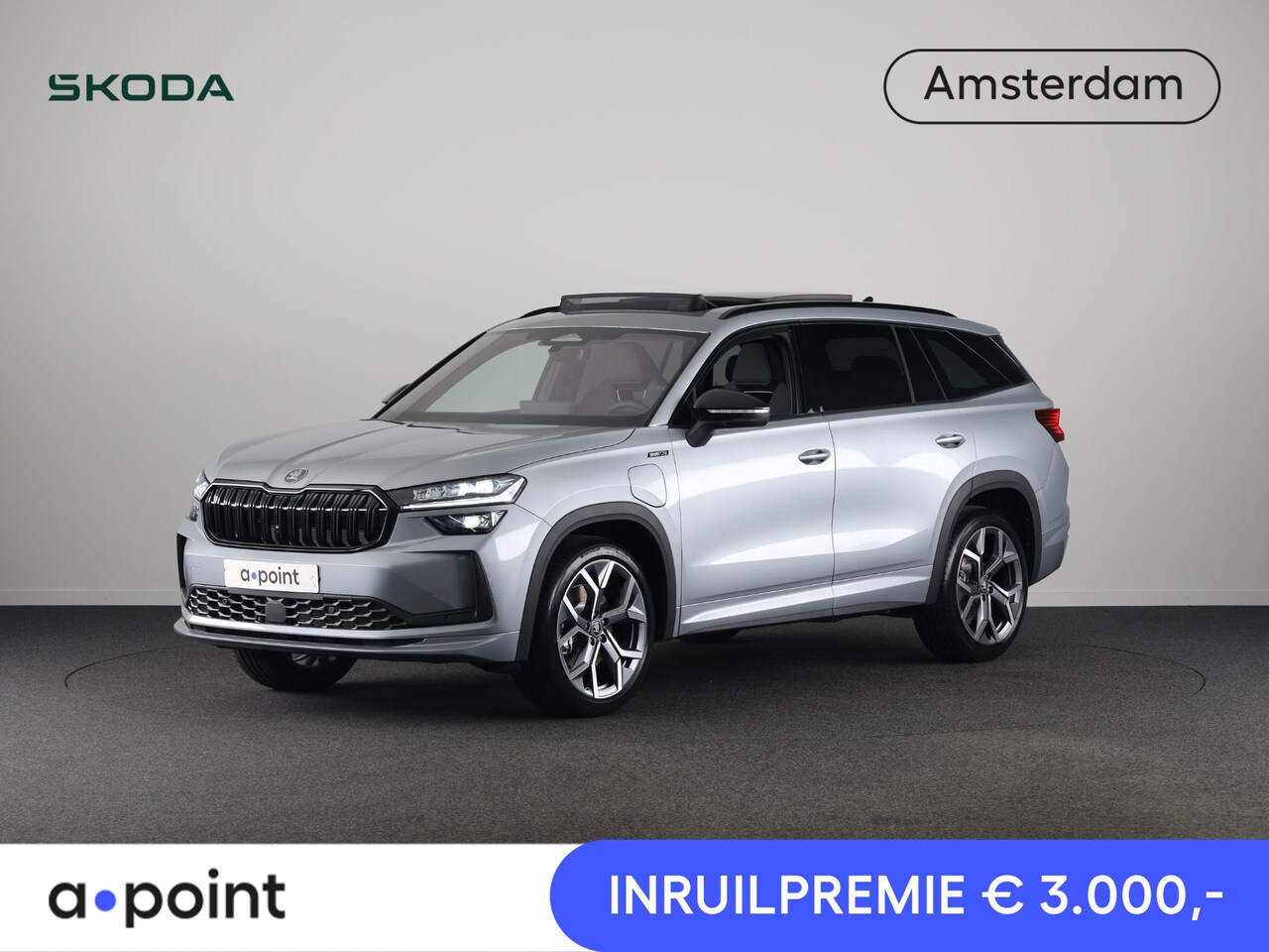Skoda Kodiaq - Sportline Business PHEV 1.5 TSI 204 pk 6 versn. DSG | Panoramadak | Wegklapbare trekhaak | - AutoWereld.nl