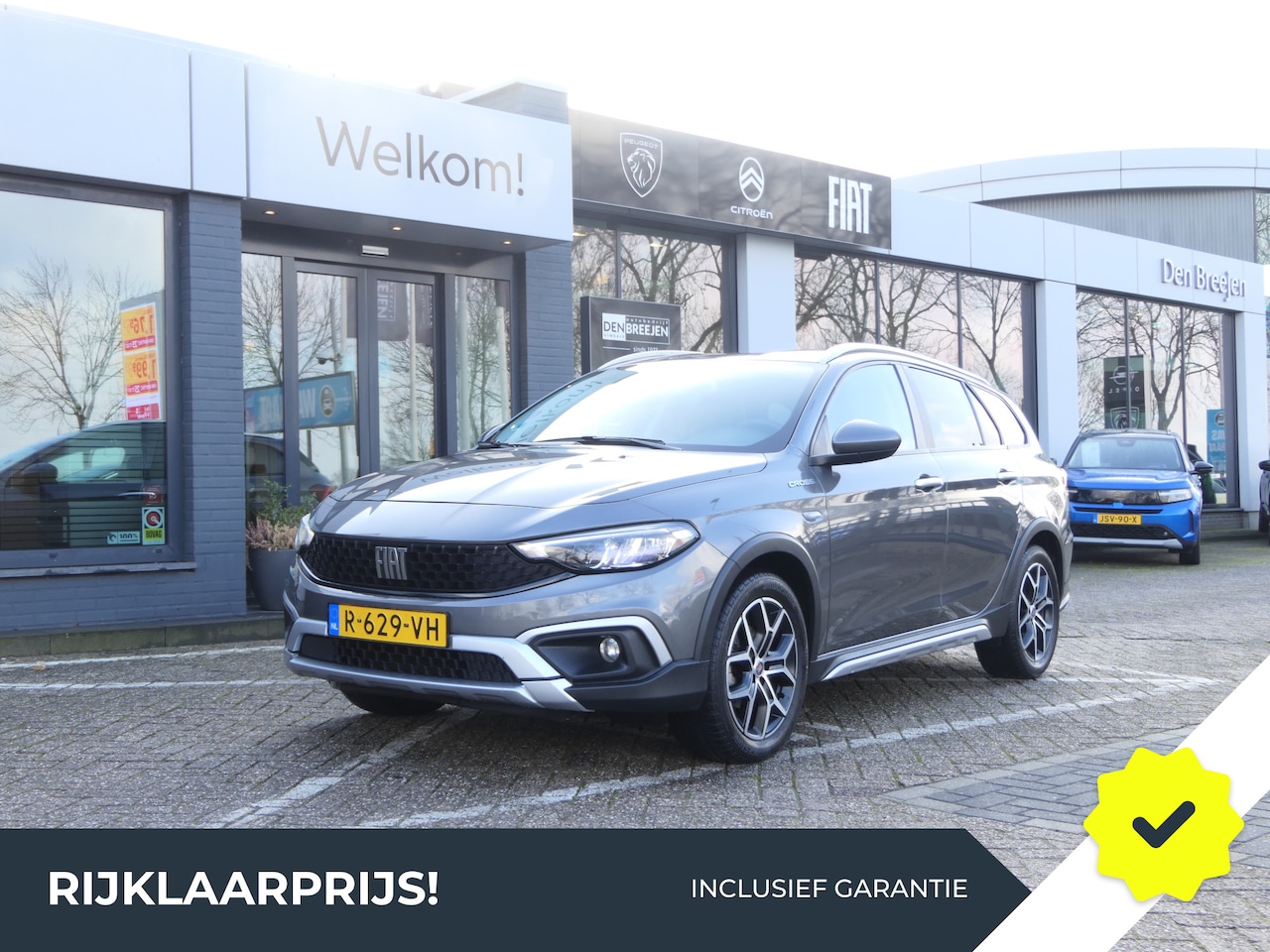 Fiat Tipo Stationwagon - Cross 1.5 Hybrid Automaat | Camera | Navigatie | Pack Safety - AutoWereld.nl