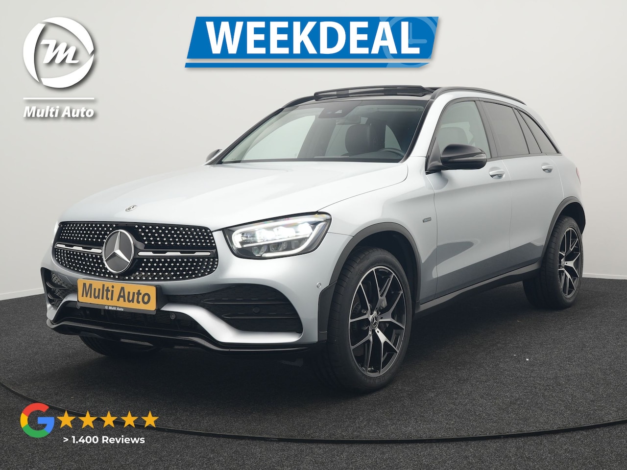 Mercedes-Benz GLC-klasse - 300e 4MATIC AMG Plug In Hybrid 320pk Dealer O.H PHEV | Panodak | Adaptive Cruise | Burmest - AutoWereld.nl