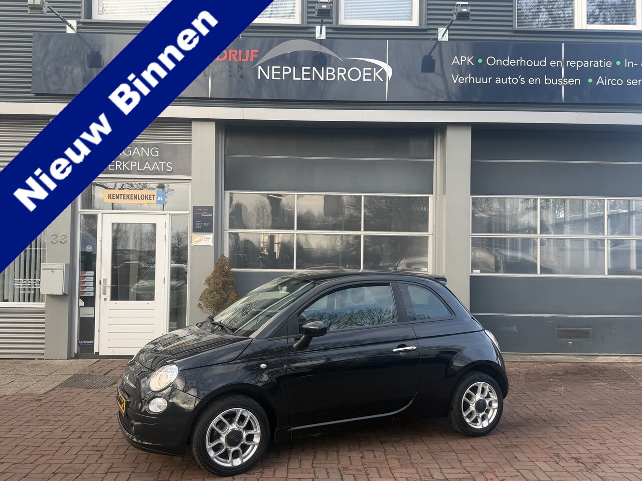 Fiat 500 - 1.2 Naked Airco,14Inch Dealer onderhouden Leuk beginners auto - AutoWereld.nl