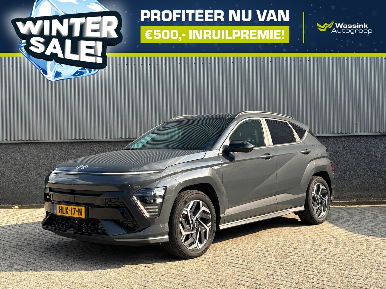 Hyundai Kona - 1.6 GDI HEV 141pk DCT N Line Sky | Bose | Stoelverwarming | Stoelverkoeling | 360° Camera - AutoWereld.nl