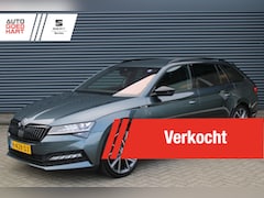 Skoda Superb Combi - 1.5 TSI ACT Sportline Virtual-Cockpit Leer/Alcantara "18-LMV Camera Trekhaak