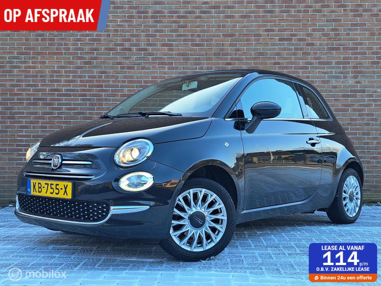 Fiat 500 - 0.9 TwinAir Turbo Lounge 0.9 TwinAir Turbo Lounge - AutoWereld.nl