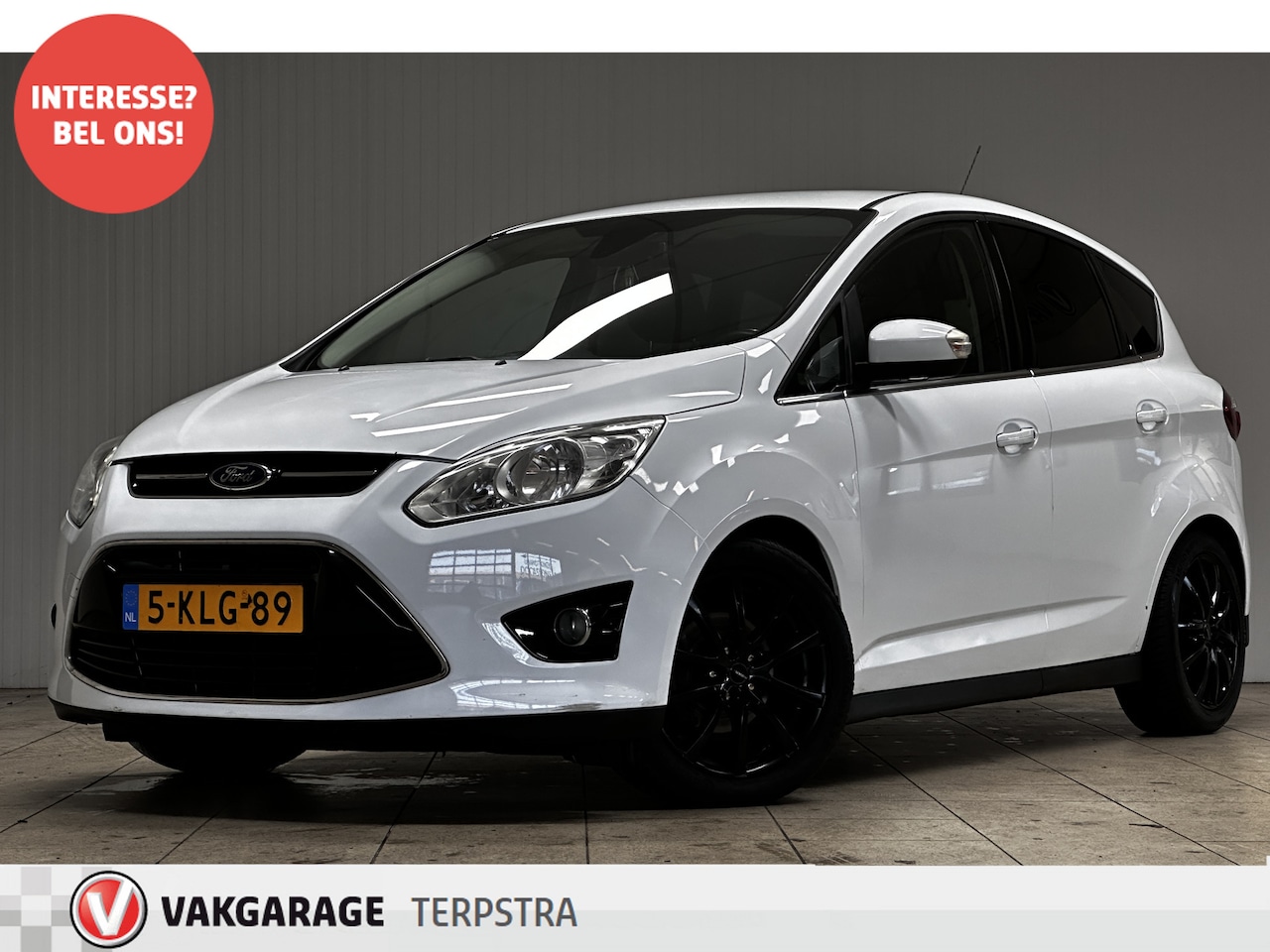 Ford C-Max - 1.0 Titanium /D-Riem Verv. 142000KM! /Trekhaak! /Keyless Go /Stoelverw. /Navi /Climat /Cru - AutoWereld.nl
