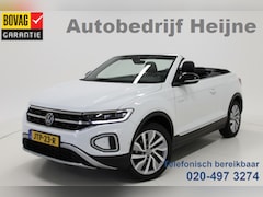 Volkswagen T-Roc Cabrio - 1.5 TSI 150PK DSG STYLE VIRTUAL/NAVI/CARPLAY FABRIEKS GARANTIE