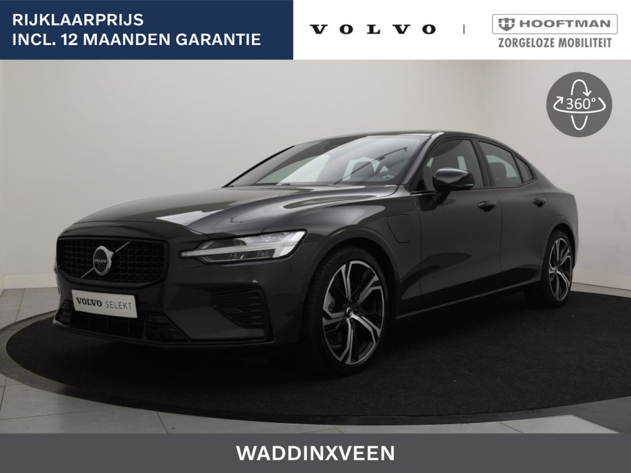 Volvo S60 - T6 PLUG-IN HYBRID LONG RANGE PLUS DARK 19INCH SCHUIFDAK ACC BLIS - AutoWereld.nl