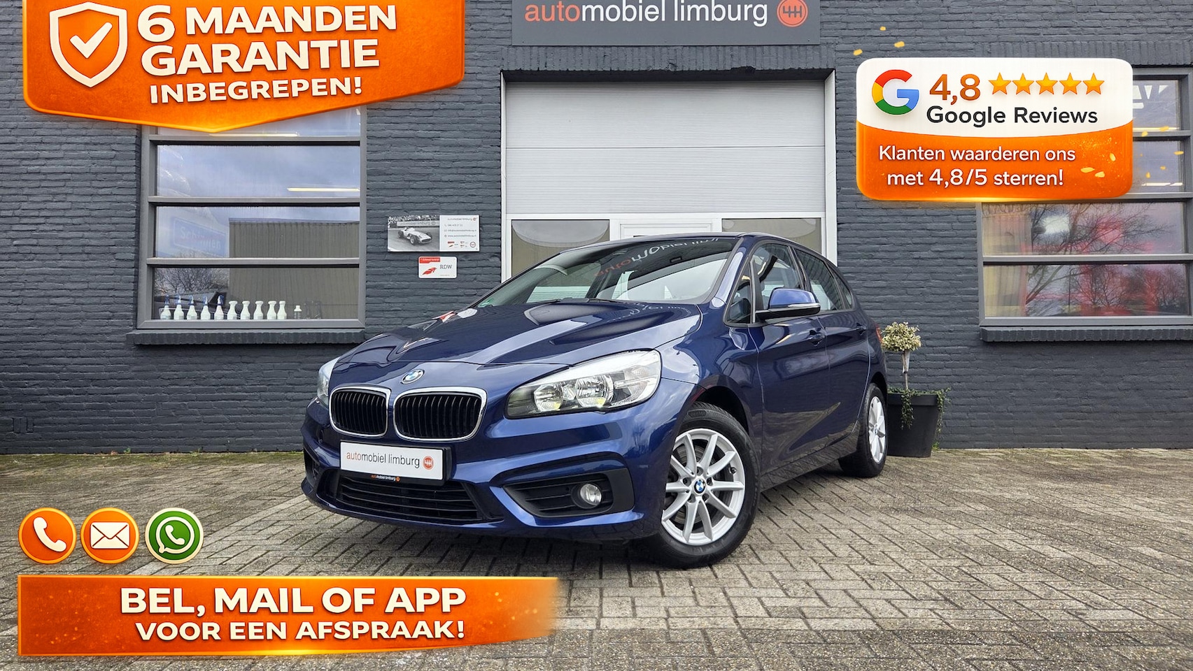 BMW 2-serie Active Tourer - 218i | AUTOMAAT | NAVIGATIE | PARKEERSENSOREN | VOLLEDIGE ONDERHOUDSHISTORIE AANWEZIG - AutoWereld.nl