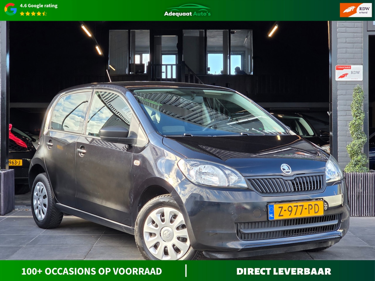 Skoda Citigo - 1.0 Greentech Active|Airco|5 deuren|El.ramen - AutoWereld.nl