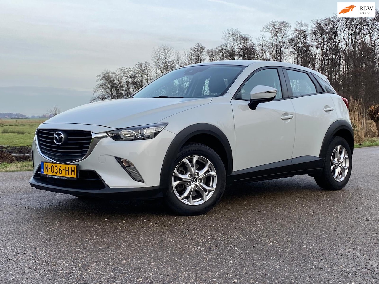 Mazda CX-3 - 2.0 SkyActiv-G 120 Dynamic NAVI ECC NAP 120PK KEY-LES GOED ONDERHOUDEN - AutoWereld.nl