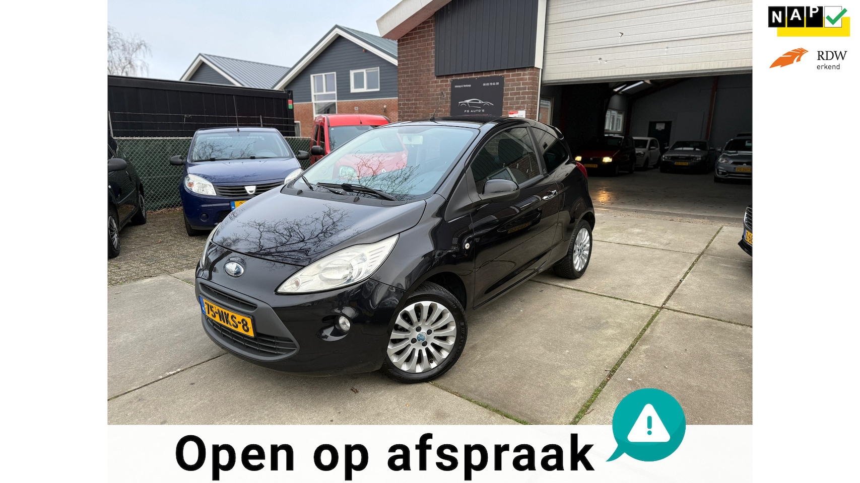 Ford Ka - 1.2 Titanium X NEW APK / AIRCO / NAP KM / ELECT. PAKKET / 2 SLEUTEL / BOEKJES / AUX / ELEC - AutoWereld.nl