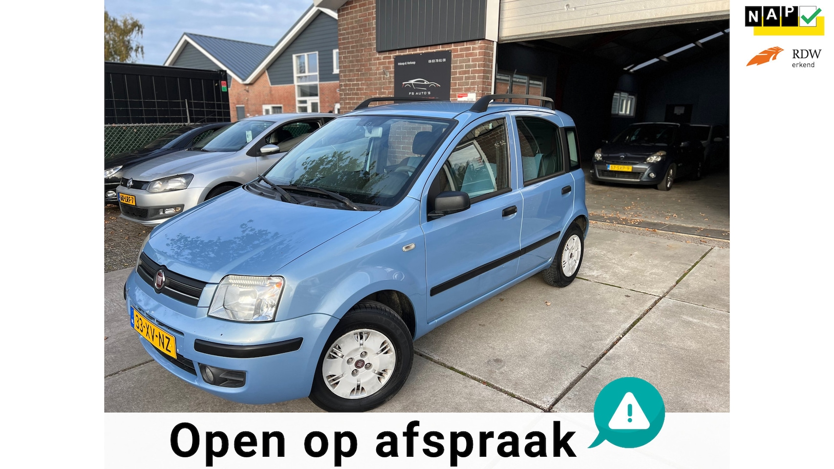 Fiat Panda - 1.2 Navigator NEW APK / AIRCO / NAP KM / ELECT PAKKET / CENTRL.DEUREN / 2 SLEUTELS / ZUINI - AutoWereld.nl