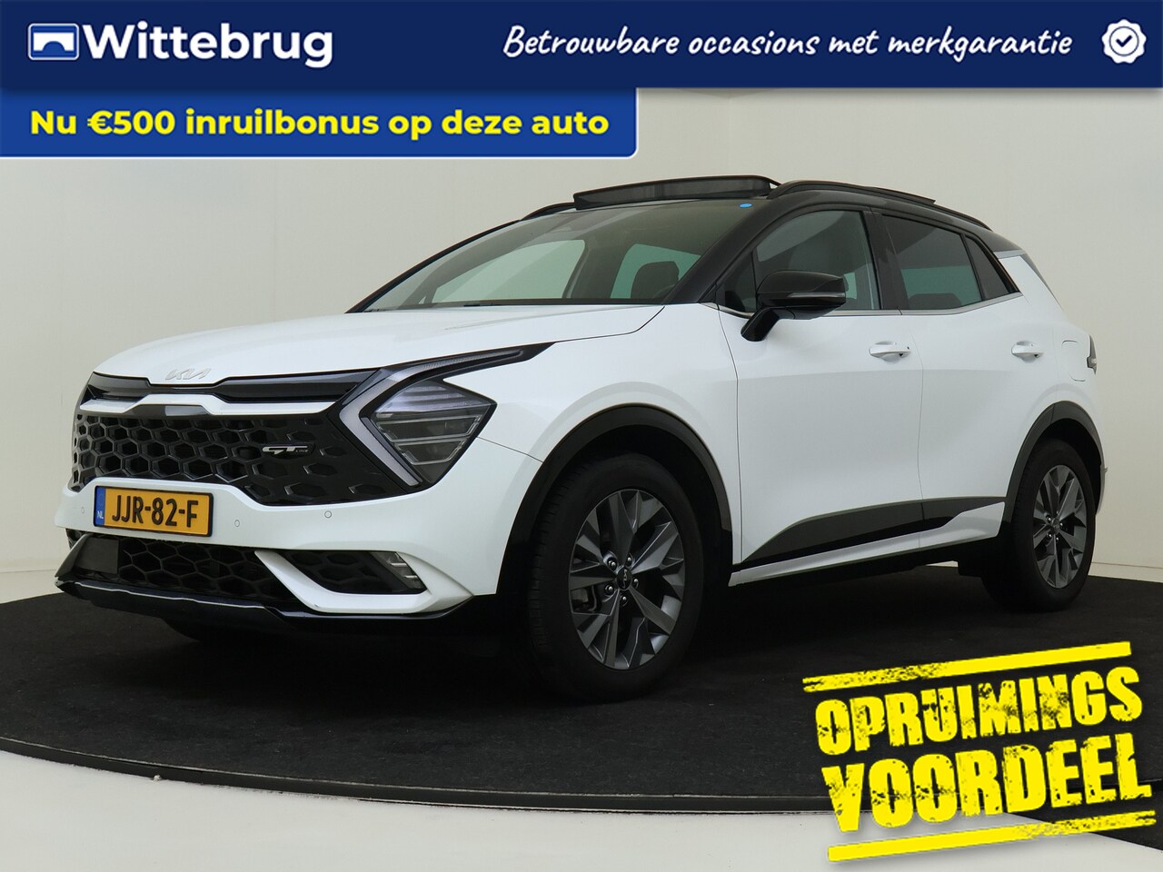 Kia Sportage - 1.6 T-GDi Hybrid GT-Line NAVIGATIE | OPEN DAK | FULL LED | STOERE AUTO! x - AutoWereld.nl
