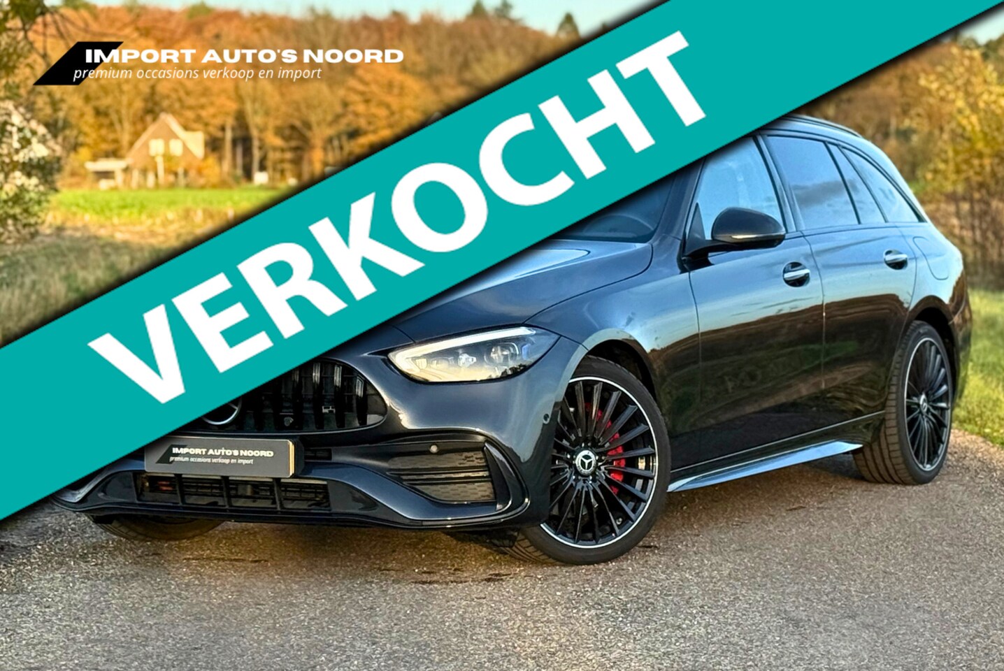 Mercedes-Benz C-klasse Estate - 300 e AMG Line Pano Memory Sfeerverlichting ACC 19 inch - AutoWereld.nl