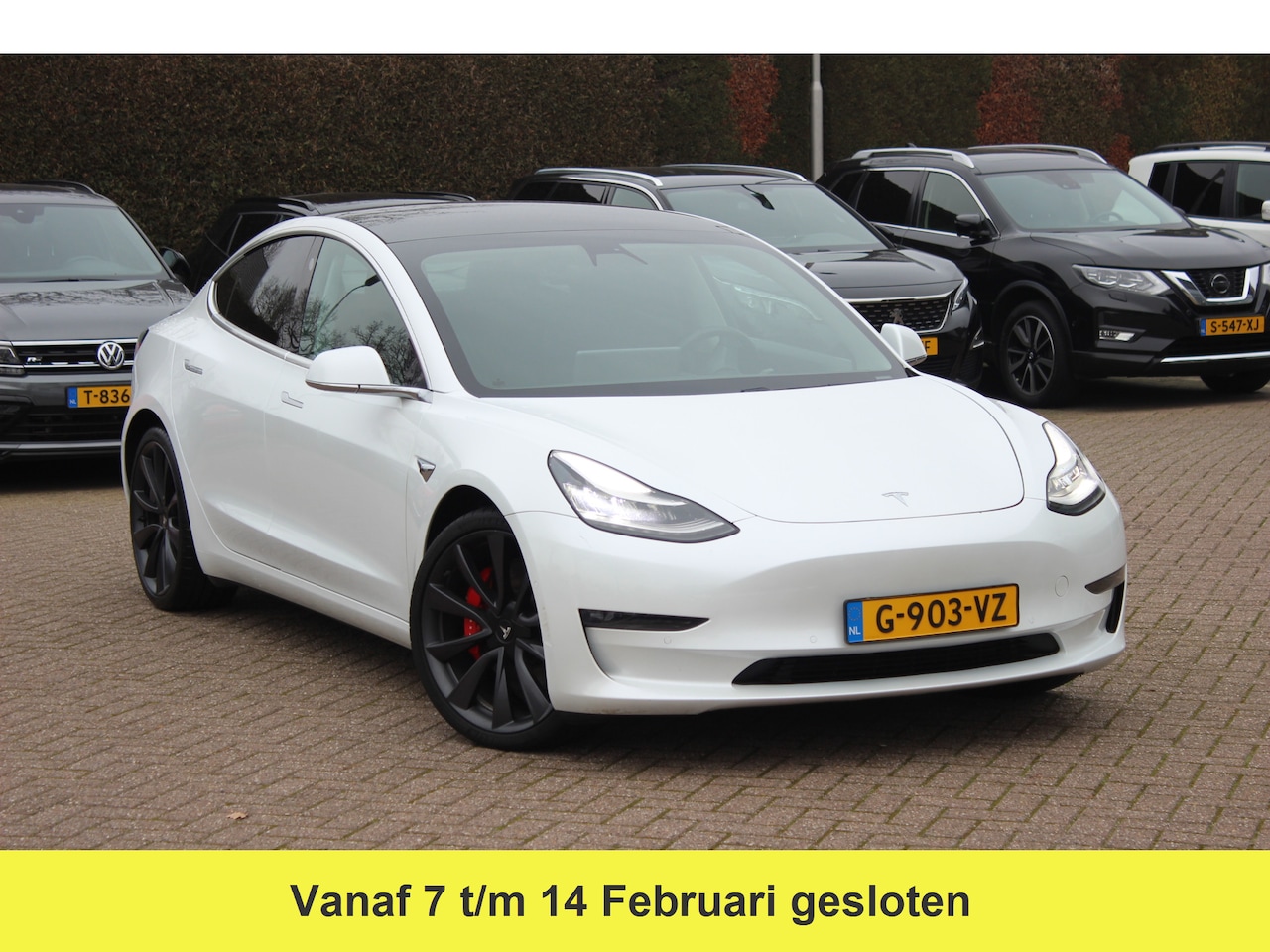 Tesla Model 3 - Performance AWD 75 kWh / Autopilot / Panoramadak / Camera / Leder / 20'' / Leder / Premium - AutoWereld.nl