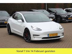 Tesla Model 3 - Performance AWD 75 kWh / Autopilot / Panoramadak / Camera / Leder / 20'' / Leder / Premium