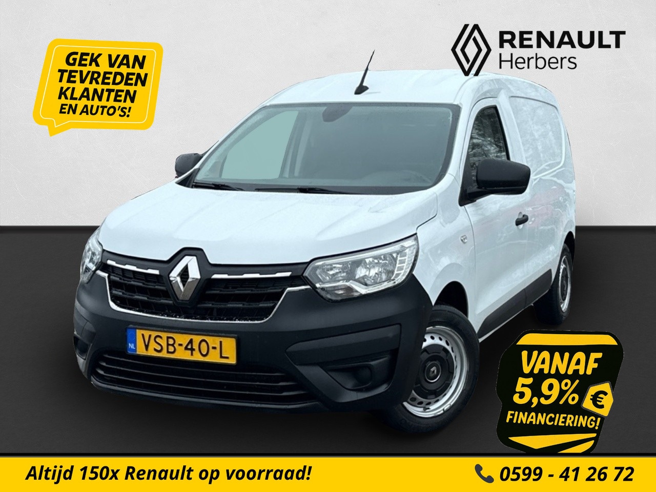 Renault Express - 1.5 dCi 75 Comfort CRUISE / PDC / AIRCO / SCHUIFDEUR - AutoWereld.nl