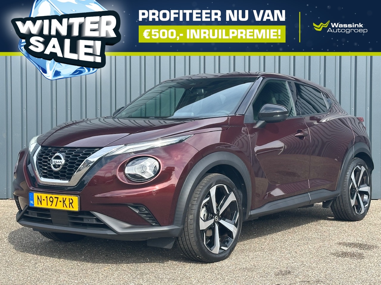 Nissan Juke - 1.0 DIG-T 117pk N-Design WINTERSALE I Trekhaak 1250KG I Adaptieve Cruise I Stoelverwarming - AutoWereld.nl