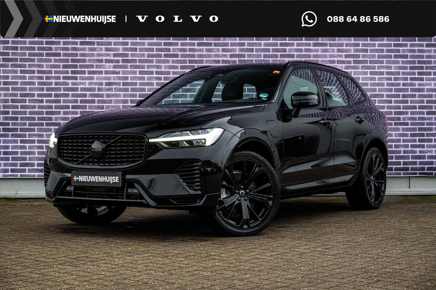 Volvo XC60 - 2.0 T6 Plug-in hybrid AWD Plus Black Edition | Adaptieve Cruise Control | Panoramadak | St - AutoWereld.nl