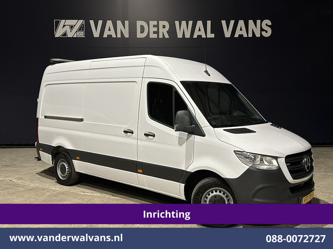 Mercedes-Benz Sprinter - 316 CDI 164pk 3500kg Trekhaak Inrichting L2H2 Euro6 Airco | Camera | Apple Carplay | Cruis - AutoWereld.nl